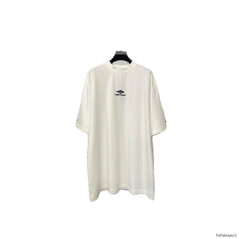 Balenciaga minimalist style white T-shirt