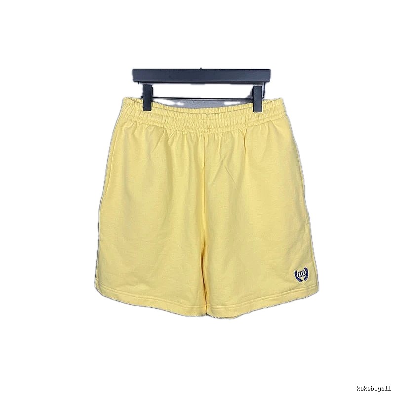 Balenciaga preppy style yellow shorts