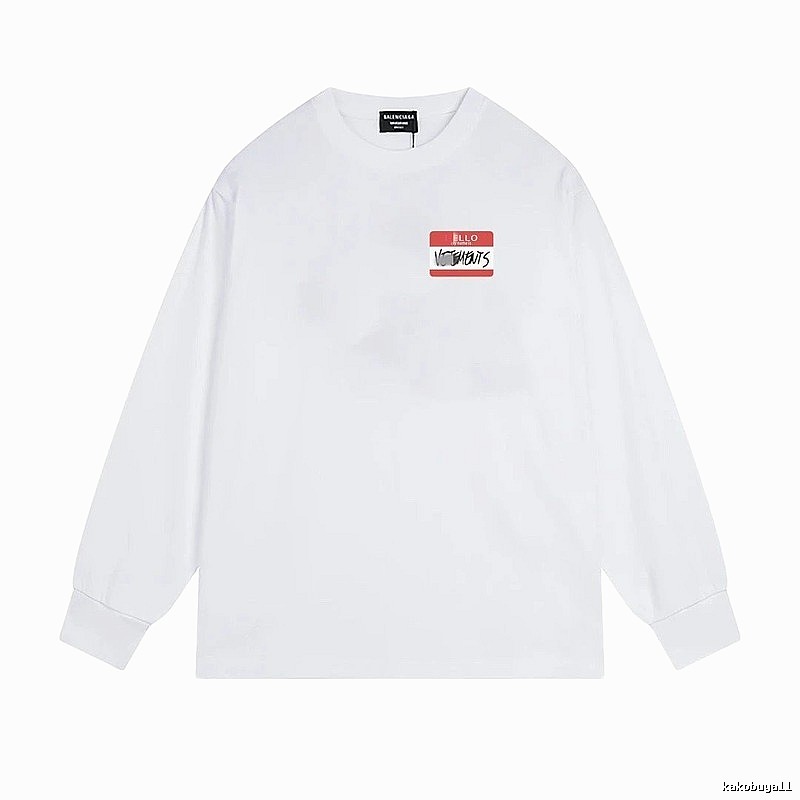 Balenciaga Printed Casual White T-shirt