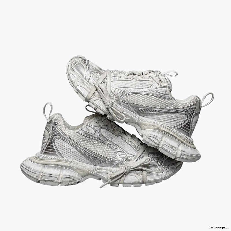 Balenciaga retro silver-gray sneakers