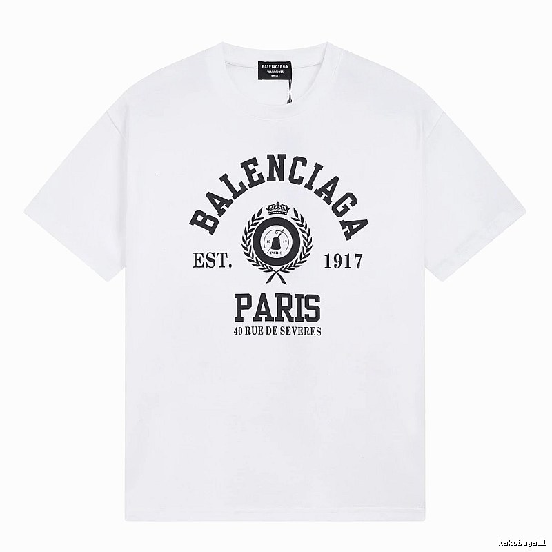 Balenciaga retro style white T-shirt