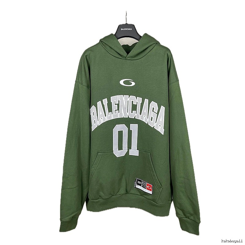 Balenciaga sporty green sweatshirt
