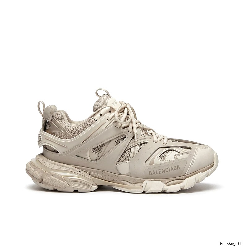 Balenciaga's dad-style beige shoes