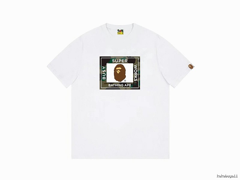 Bape Ape Head Camouflage Style Short-sleeve Shirt