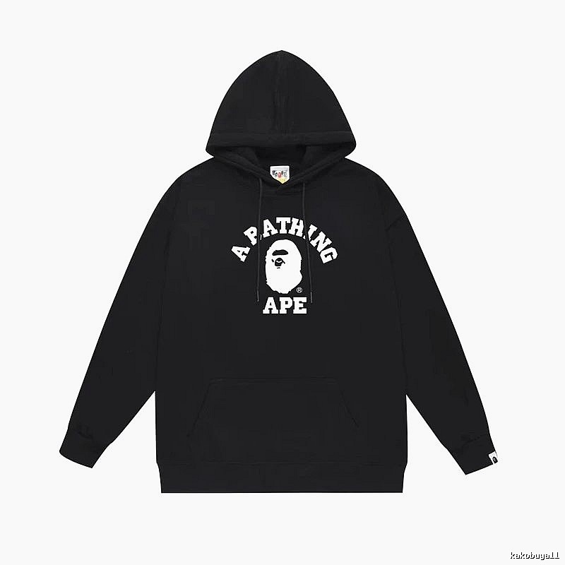 Bape Ape Head Simple Black Sweatshirt