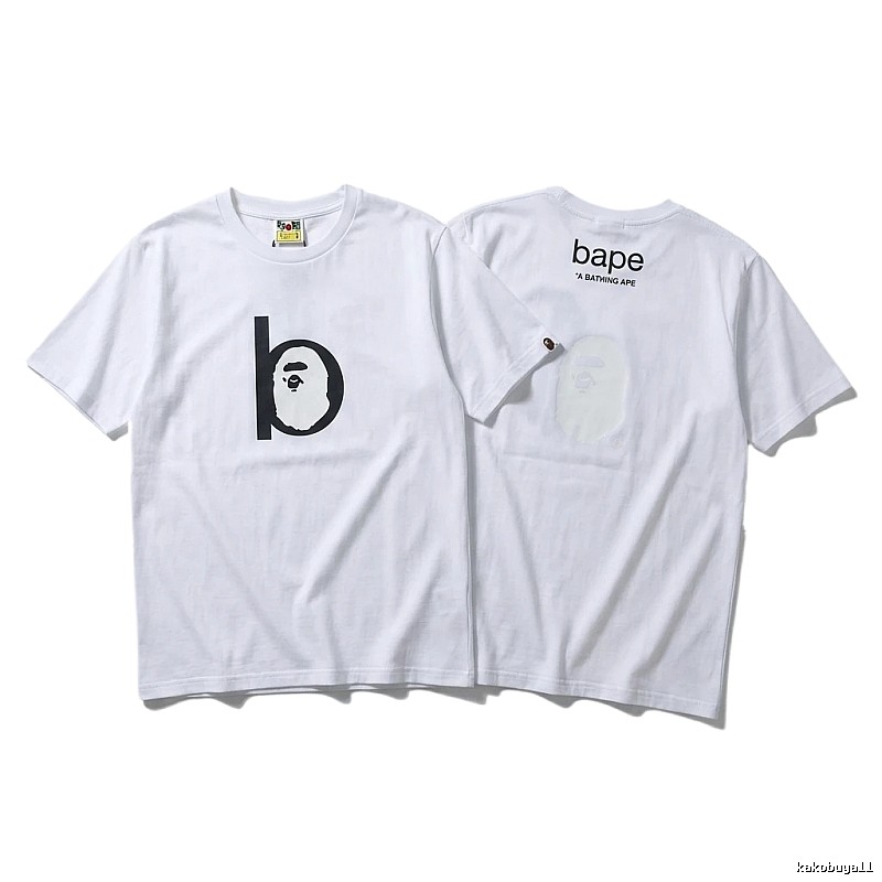 Bape Ape Head Simple White T-shirt