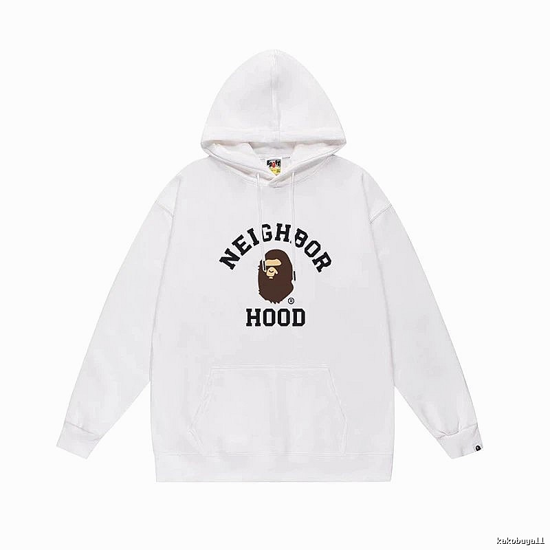Bape Ape series white hoodie
