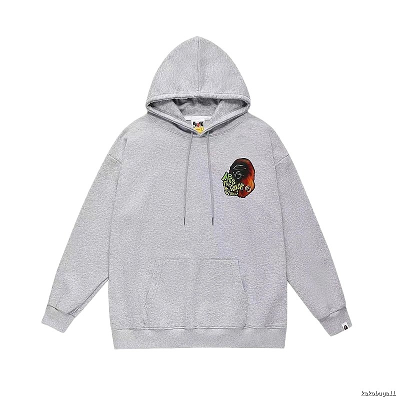 Bape Camouflage Ape Man Grey Hoodie