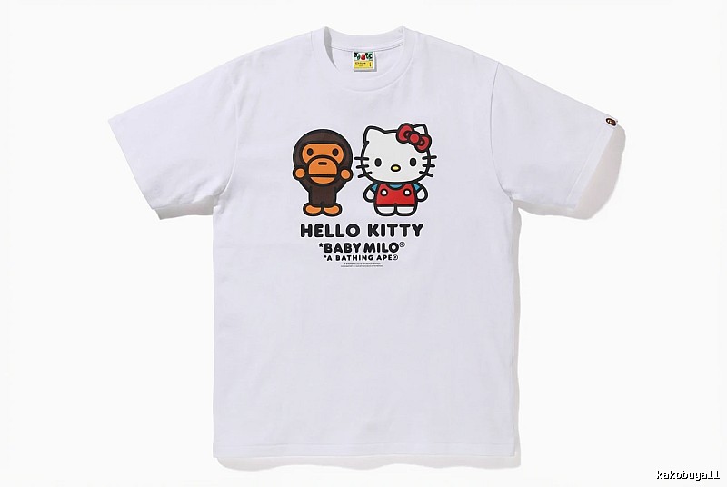 Bape co-branded cartoon white T-shirt