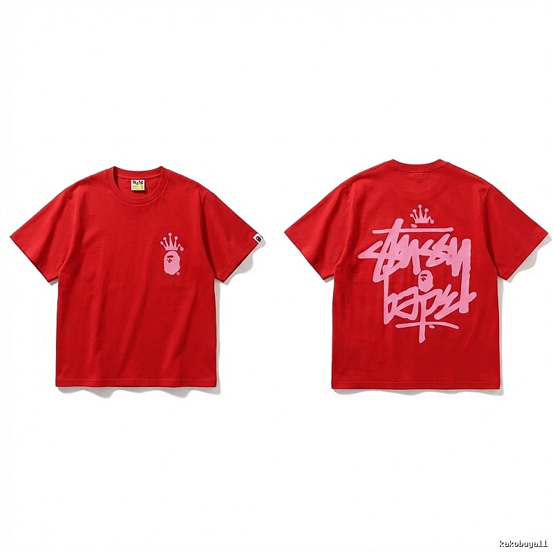 Bape Crown Graffiti Style T-shirt