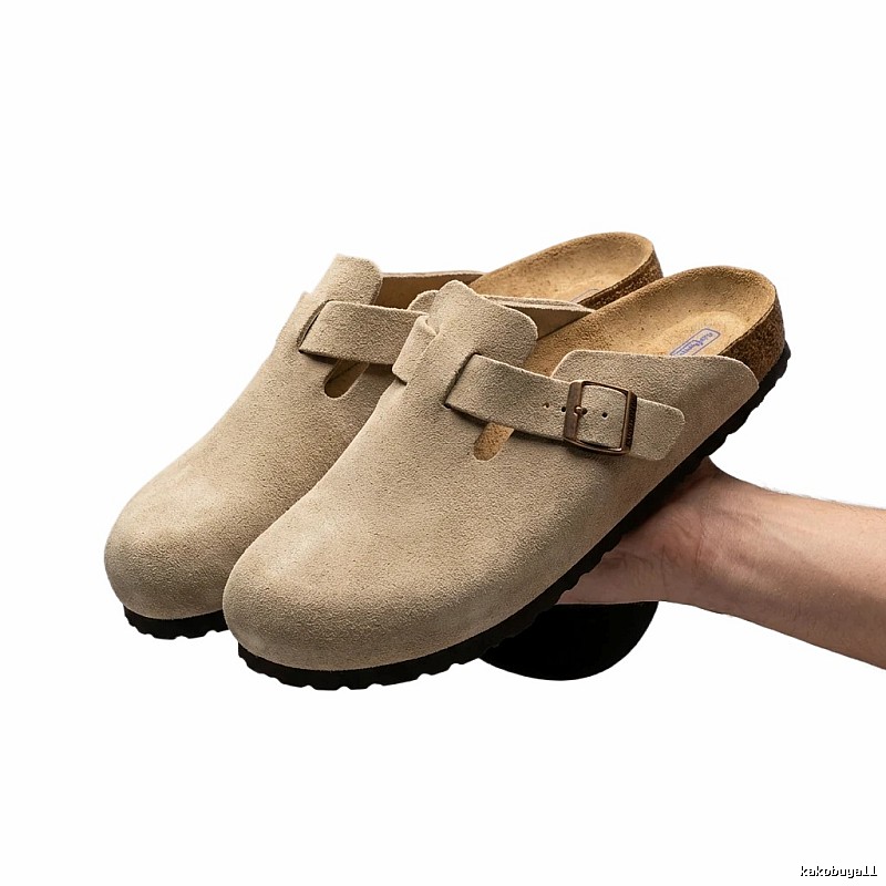 BIRKENSTOCK retro beige slippers
