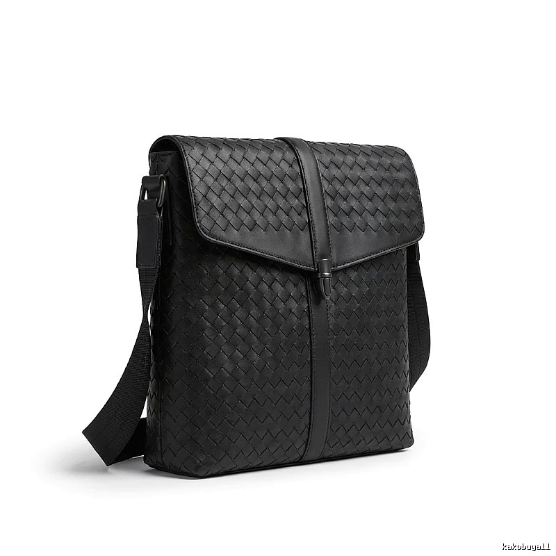 Bottega Veneta Woven Style Black Bag