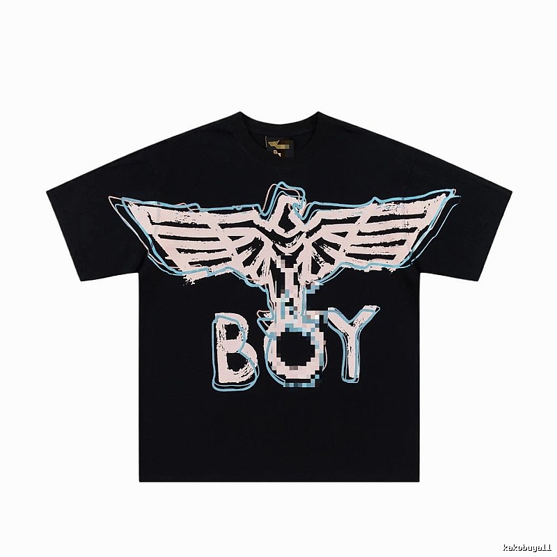 BOY Falcon Series Street Style Black Short-sleeve T-shirt