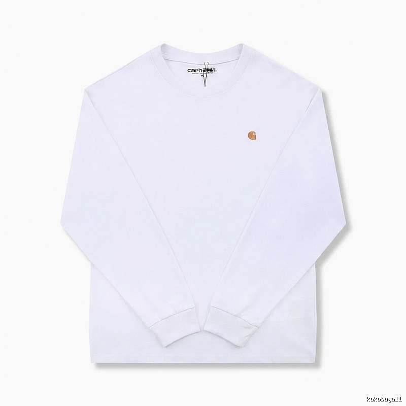 Carhartt classic simple style white sweatshirt