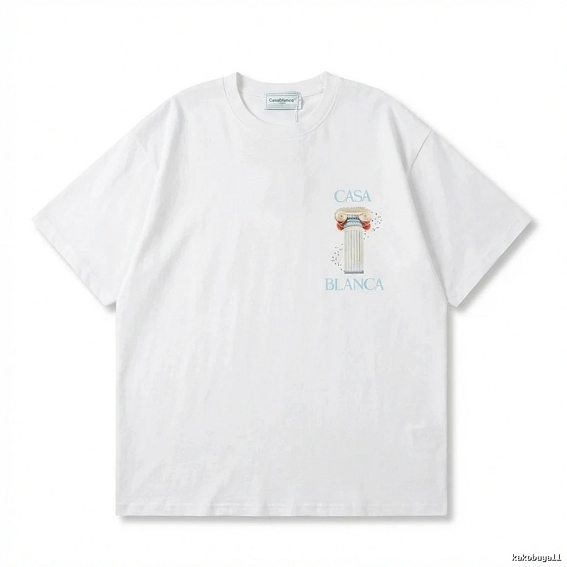 Casablanca Greek column style white T-shirt