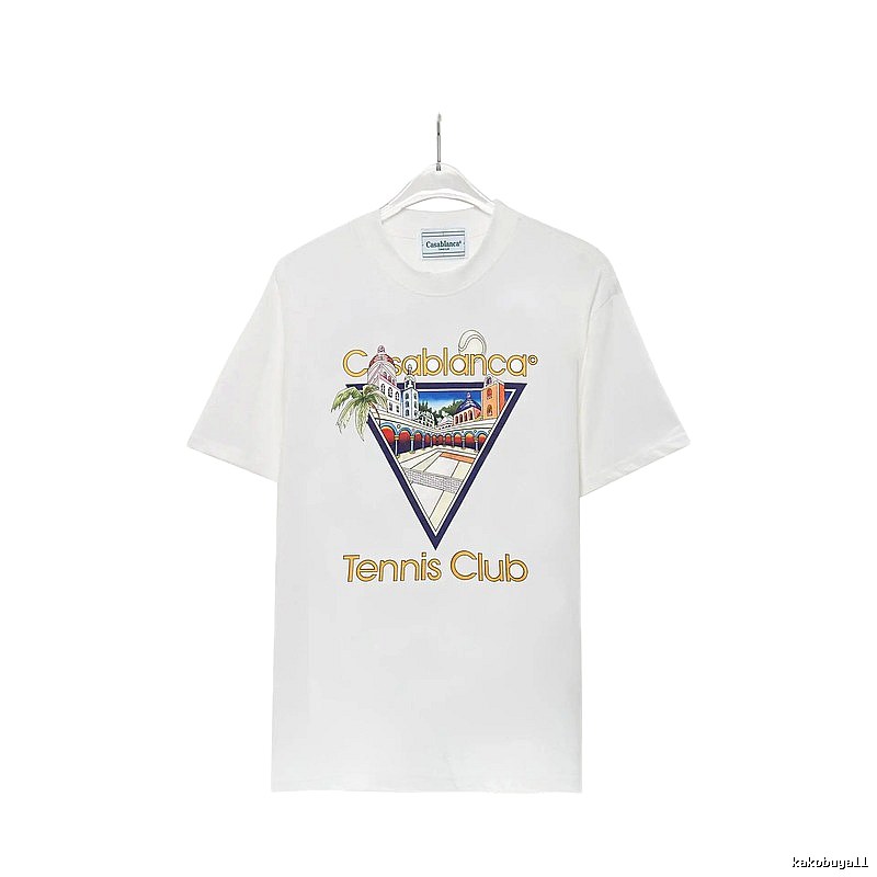 Casablanca retro style white T-shirt