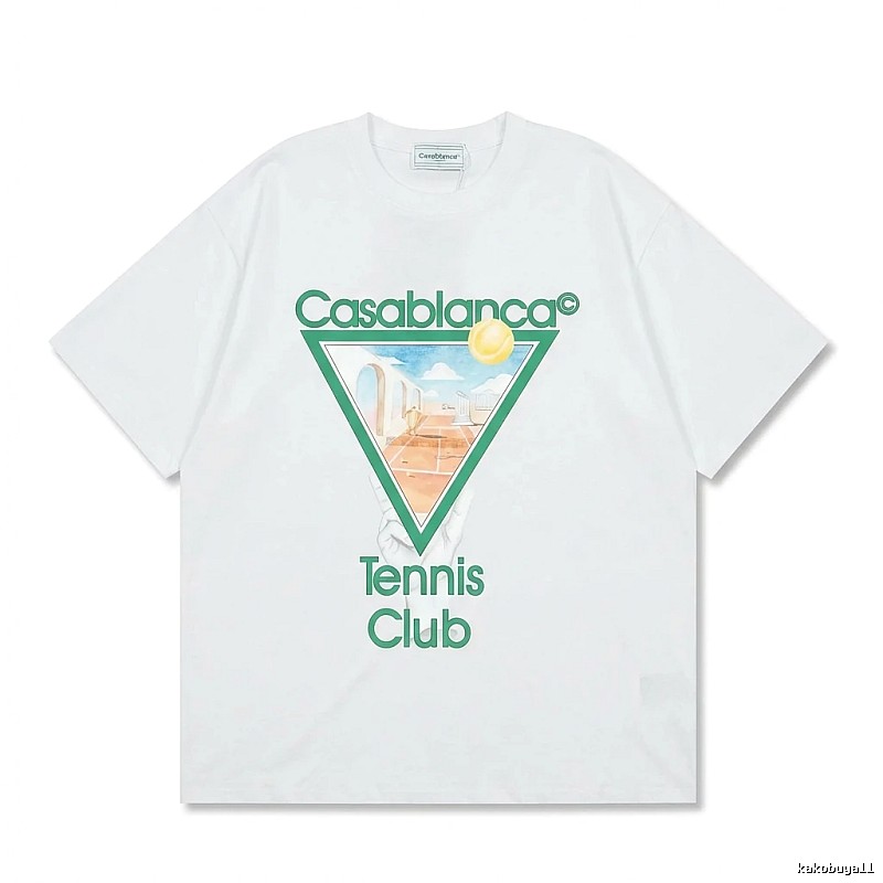 Casablanca Tennis Style White T-shirt