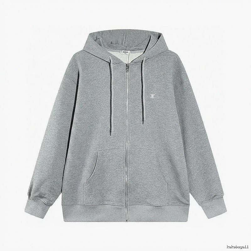 CELINE grey casual style hoodie