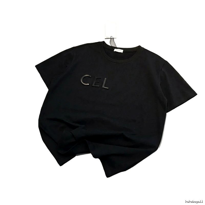 CELINE minimalist black T-shirt