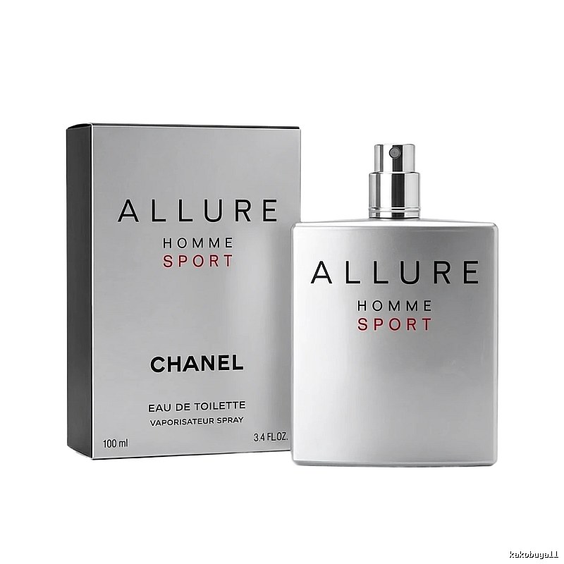 Chanel ALLURE series silver men's perfume