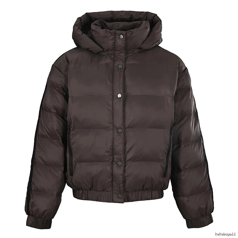 Chocolate Brown Hooded Puffer Jacket - Independent Style Winter