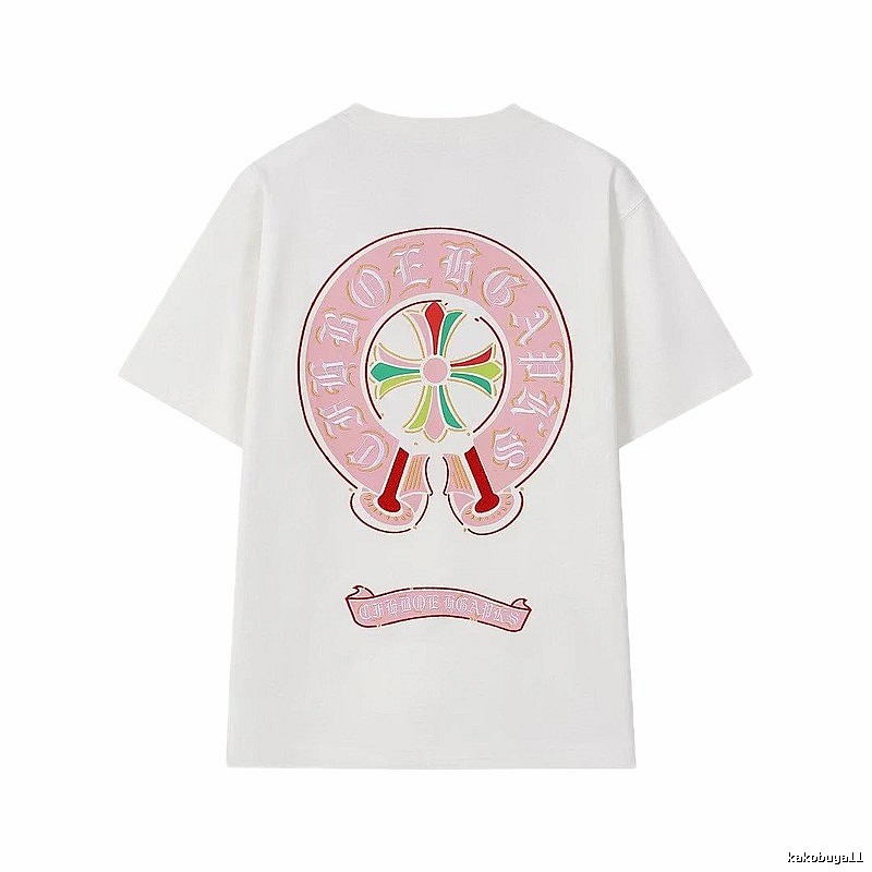 Chrome Hearts Cross Print Street Style Off-white T-Shirt