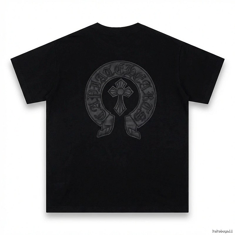Chrome Hearts Cross Vintage Black Short-sleeve Shirt