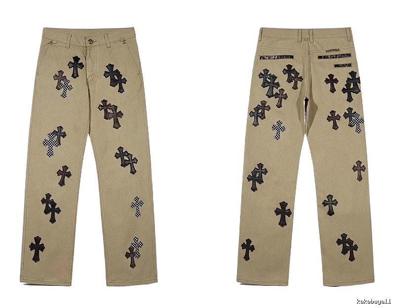 Chrome Hearts Cross Vintage Khaki Pants