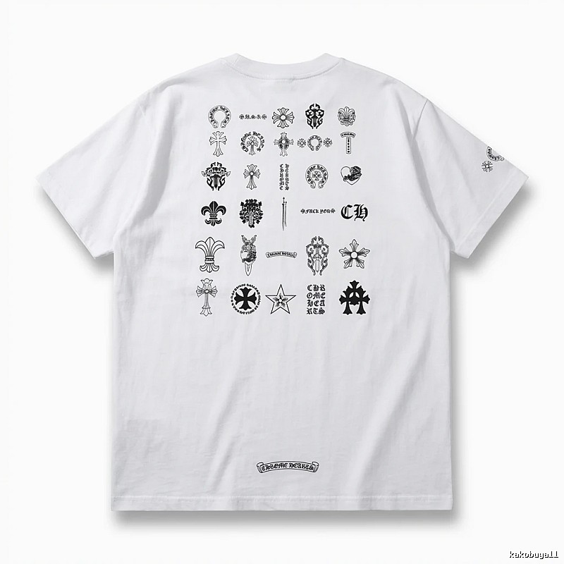 Chrome Hearts Dark Style White T-shirt