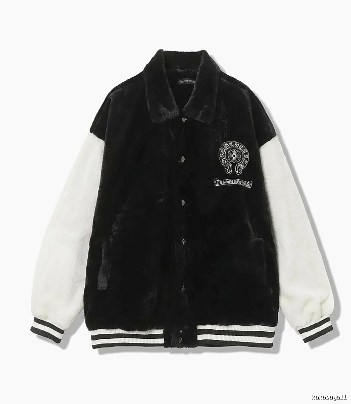 Chrome Hearts Retro Style Black and White Jacket
