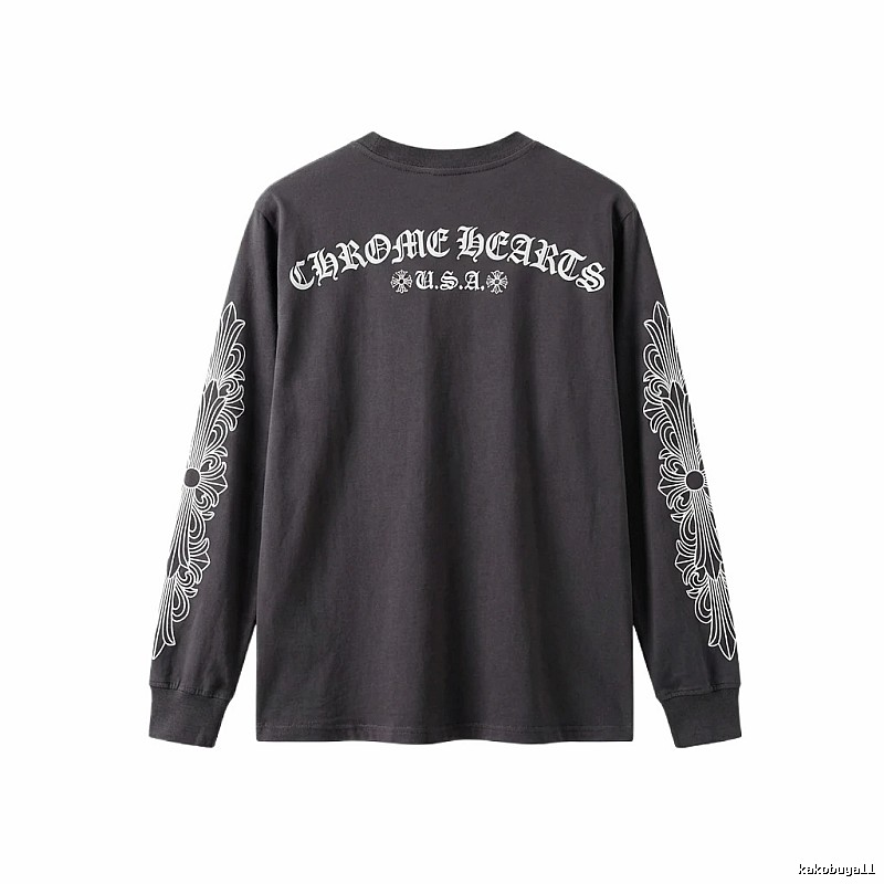 Chrome Hearts retro style black long-sleeve