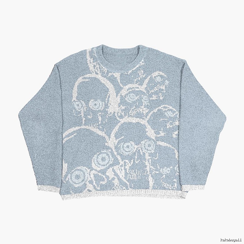 Classic Anime graphic sweater Black Knit Top with Travel-Friendly Style