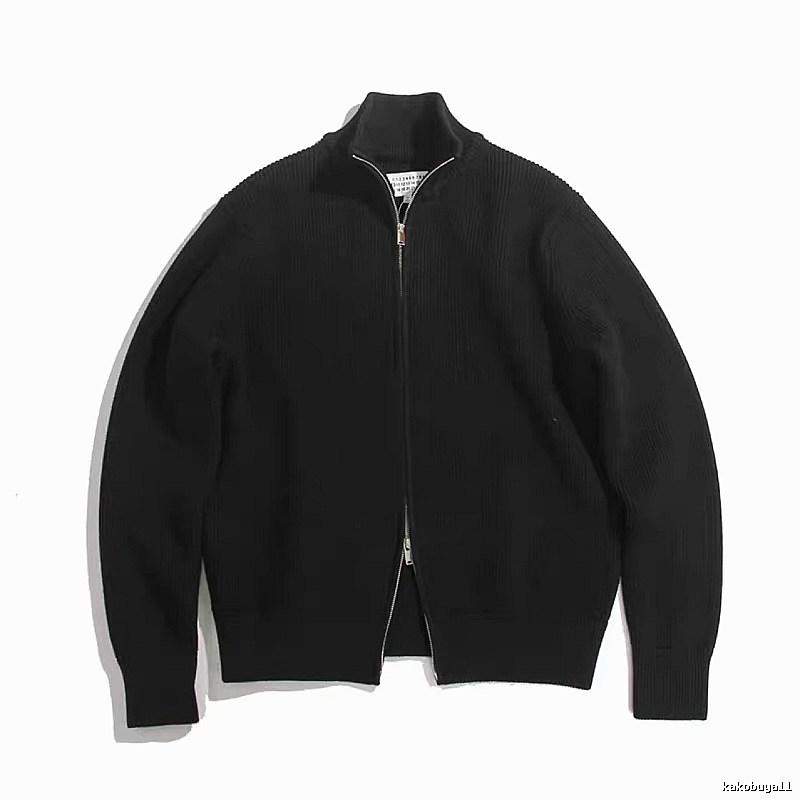 Classic Zip jacket Black Minimalist Full for Daily Styling