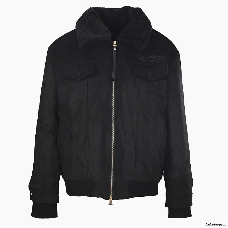 Collared Bomber Jacket Style Edit in Black