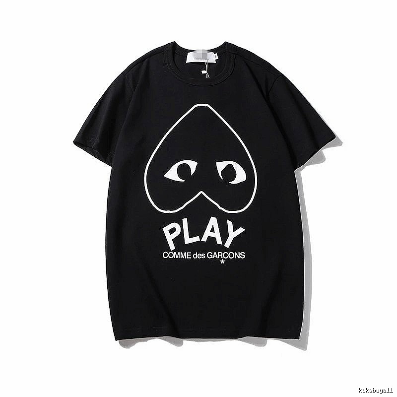 Comme des Garcons PLAY 2023-12 Black Style 2312 Heart Logo T-Shirt Travel Pack