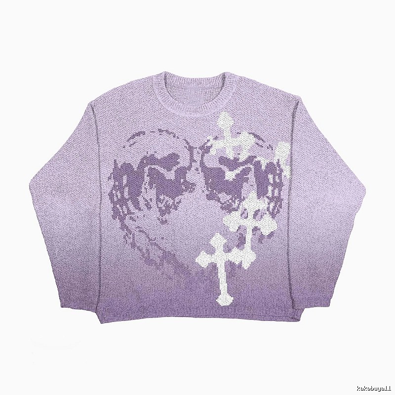Compact Anime graphic sweater Black Knit Top for Sport-Inspired Styling