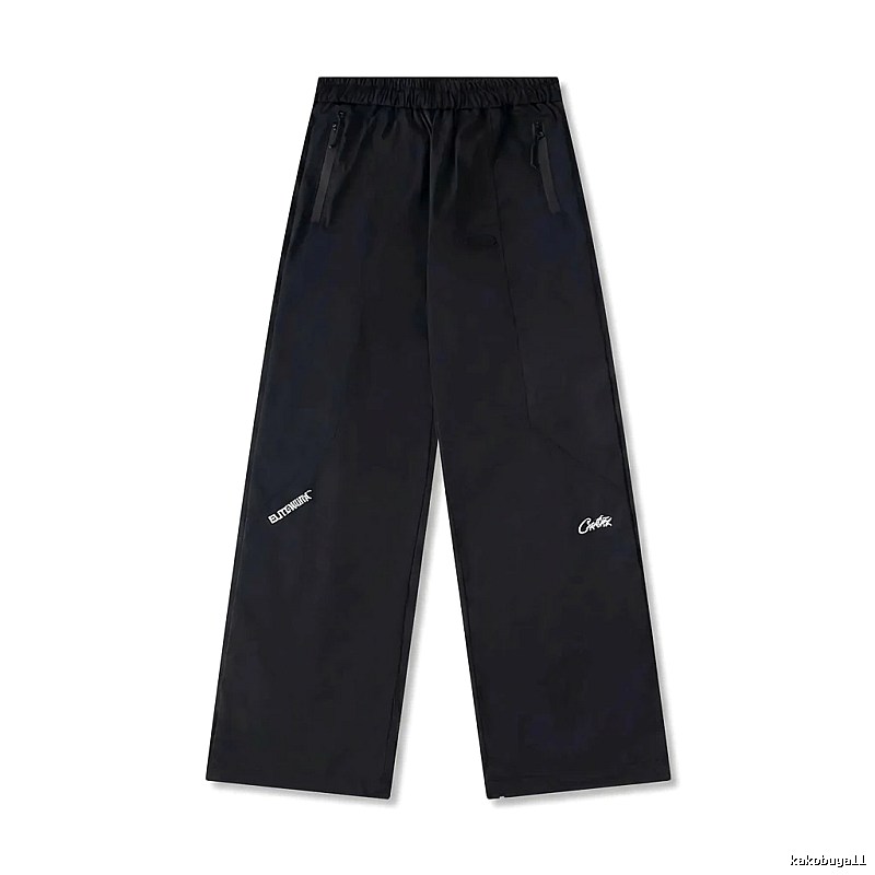 Corteiz Elite Series Trendy and Cool Style Black Long Pants