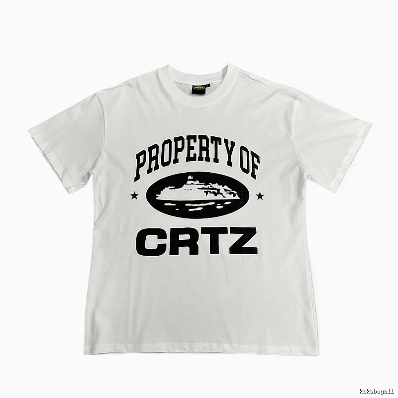 Corteiz letter - printed white T - shirt