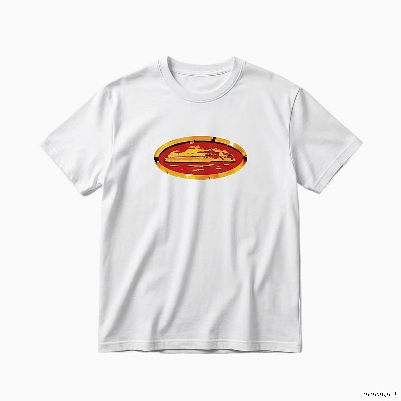 Corteiz Printed Trendy Brand White T-shirt