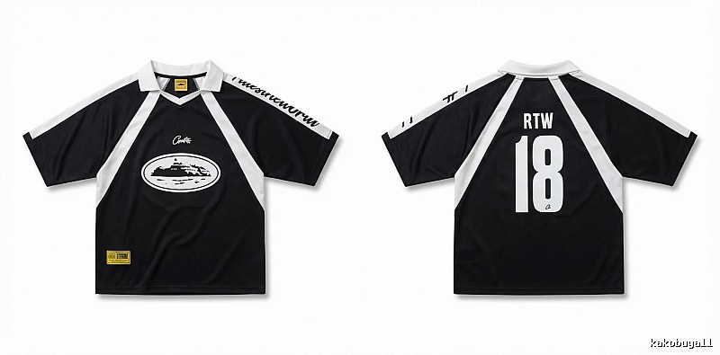 Corteiz RTW Series Sporty Black Short-sleeve Shirt