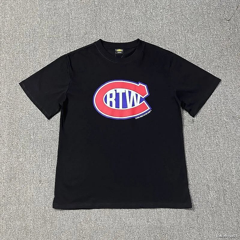 Corteiz Urban Logo T-shirt Black Corteiz with Statement Pattern