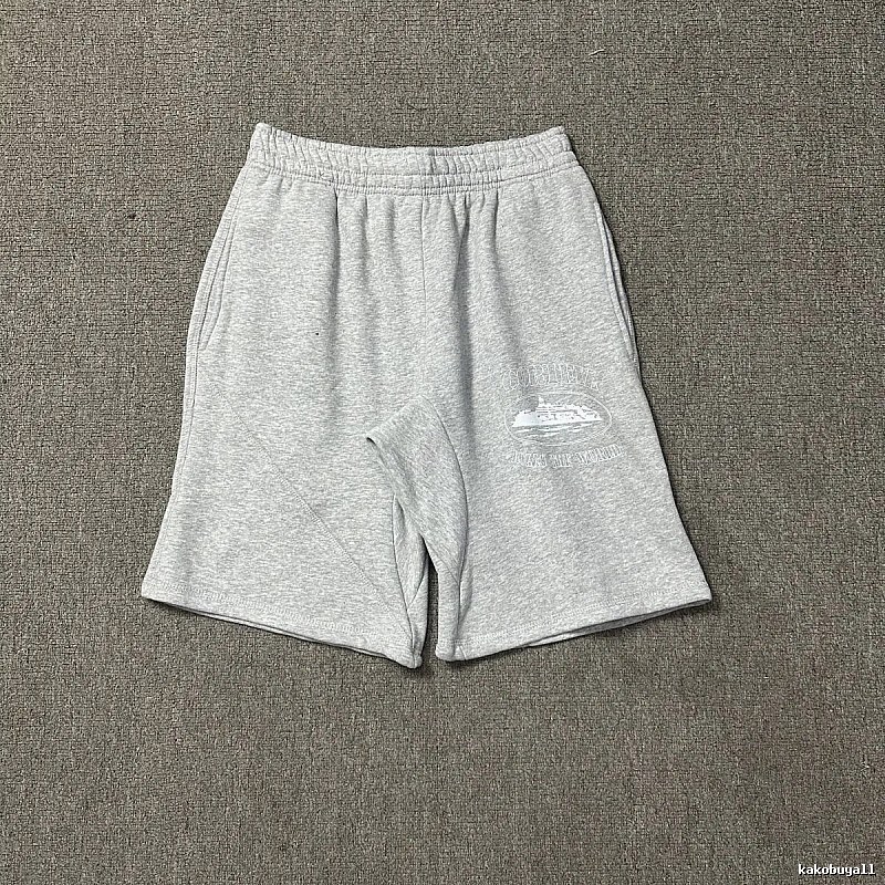 Corteiz vintage-style grey shorts