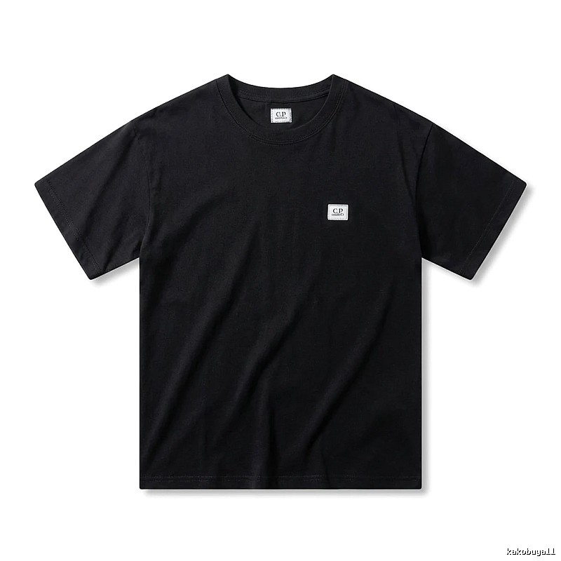 C.P. Basic Style Simple Black T-shirt