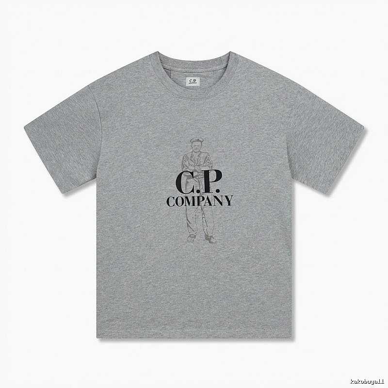 C.P. Retro Style Gray T-shirt
