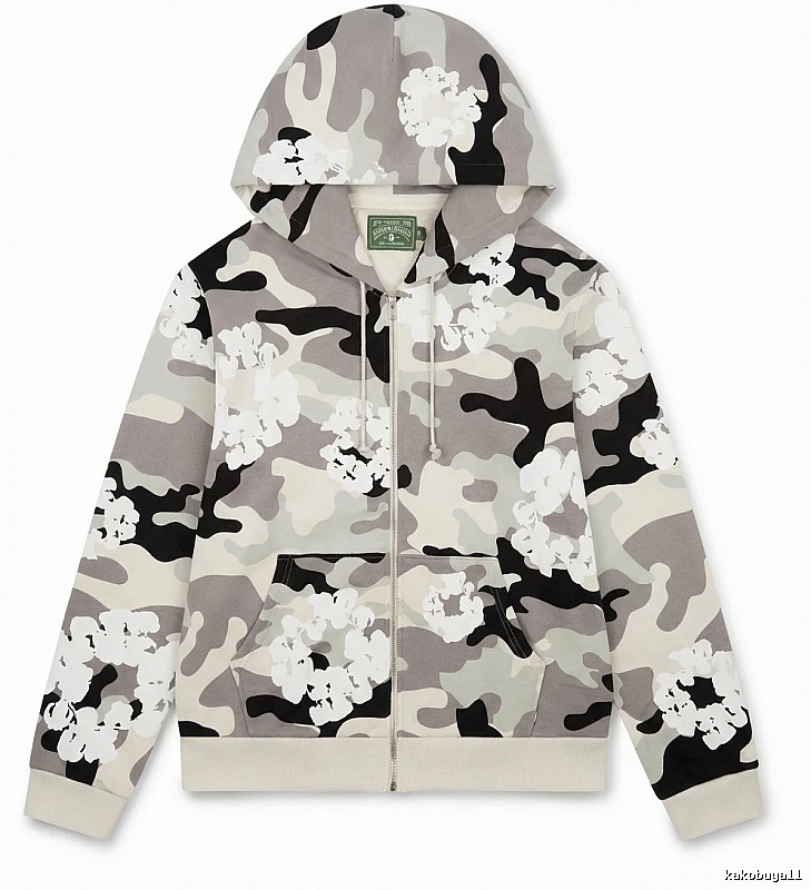DENIM TEARS Camouflage Print Hoodie