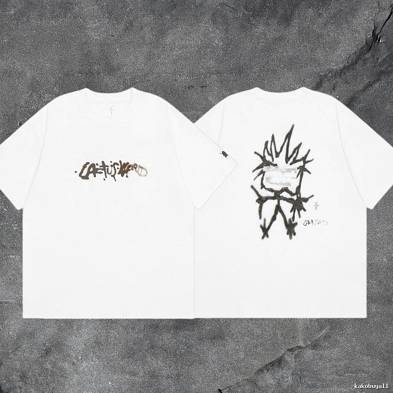 Denim Tears White Graphic T-Shirt Bold Graphic