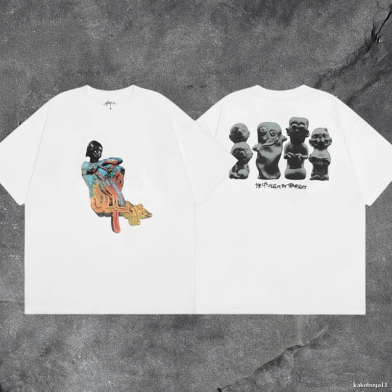 Denim Tears White Graphic T-Shirt Match Day