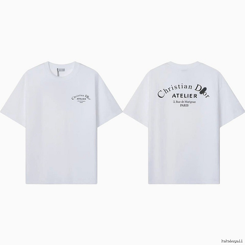 Dior Atelier Minimalist Style White T-Shirt