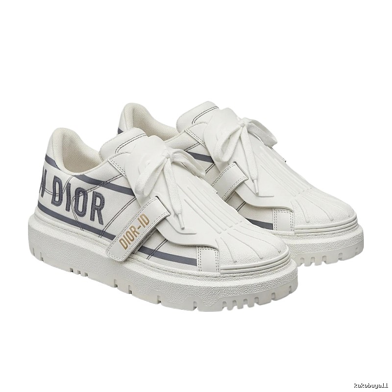 Dior letter - printed casual white shoes