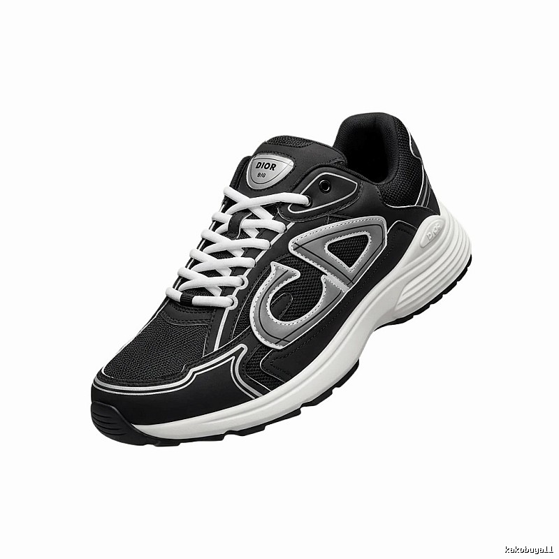 Dior retro black and grey sports shoes